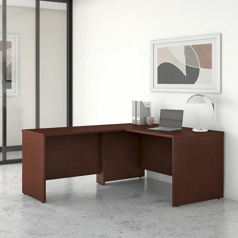 Bureau d'angle 60 po série (inclut un bureau latéral de 42 po)