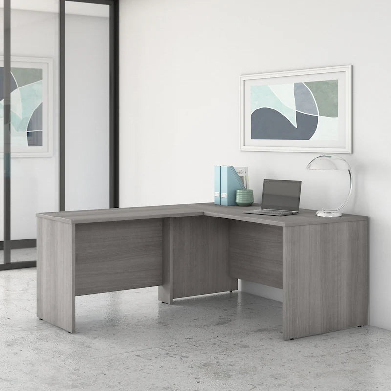 Bureau d'angle 60 po série (inclut un bureau latéral de 42 po)