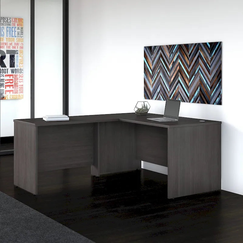 Bureau d'angle 60 po série (inclut un bureau latéral de 42 po)