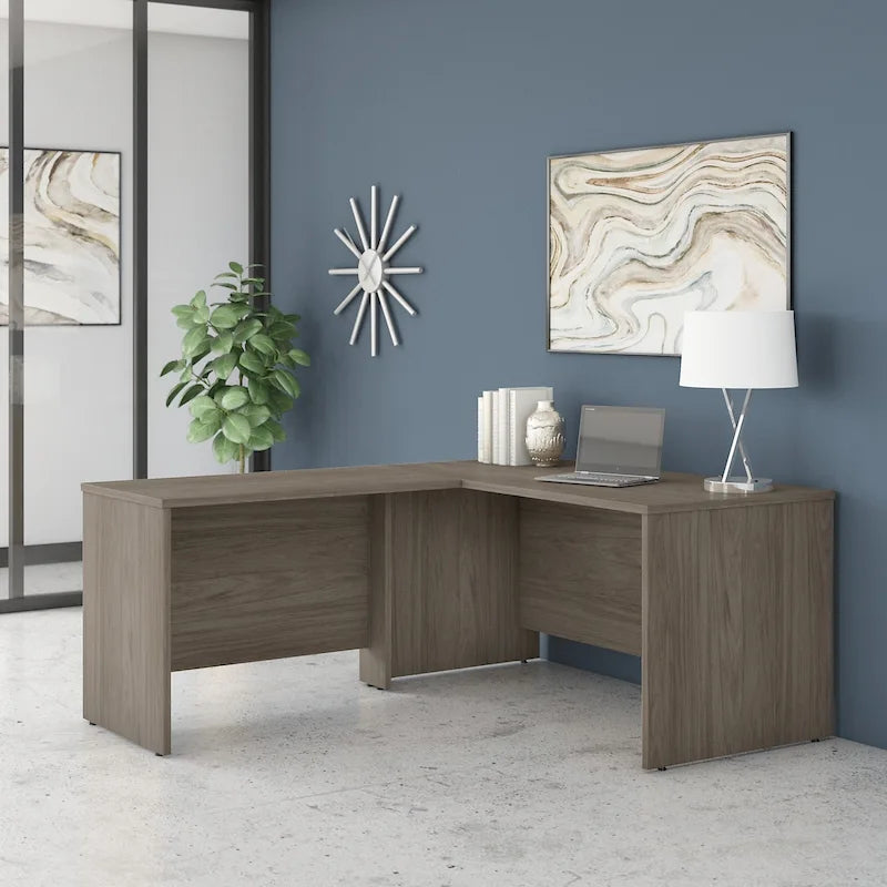 Bureau d'angle 60 po série (inclut un bureau latéral de 42 po)
