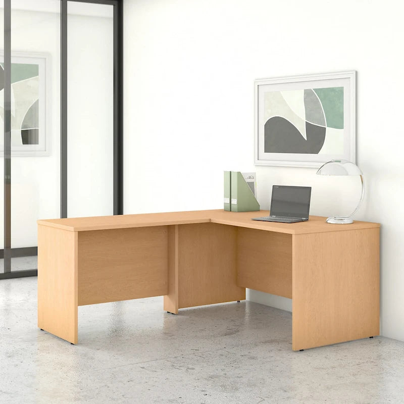 Bureau d'angle 60 po série (inclut un bureau latéral de 42 po)