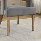 Fauteuil d'appoint rembourré, moderne, large de 25,79 po, dossier ouvert, en forme de tonneau