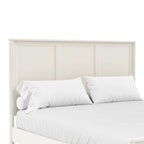 Lit panneau en bois massif moderne classique