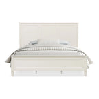 Lit panneau en bois massif moderne classique