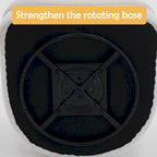 Fauteuil pivotant en velours avec pouf, rotation 360° et capacité de 136 kg