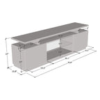 Meuble TV moderne de 71 pouces