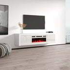 Meuble TV 71 avec cheminée électrique