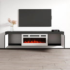 Meuble TV 71 avec cheminée électrique