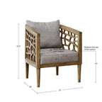 Fauteuil Craquelé