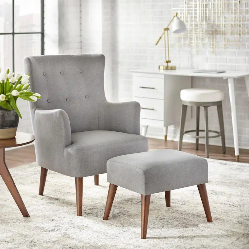 Ensemble fauteuil et repose-pieds