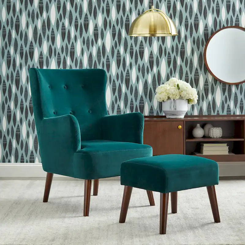 Ensemble fauteuil et repose-pieds