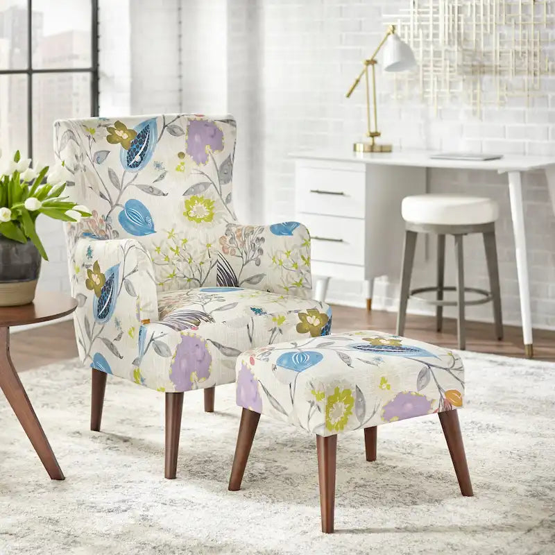 Ensemble fauteuil et repose-pieds