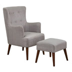 Ensemble fauteuil et repose-pieds