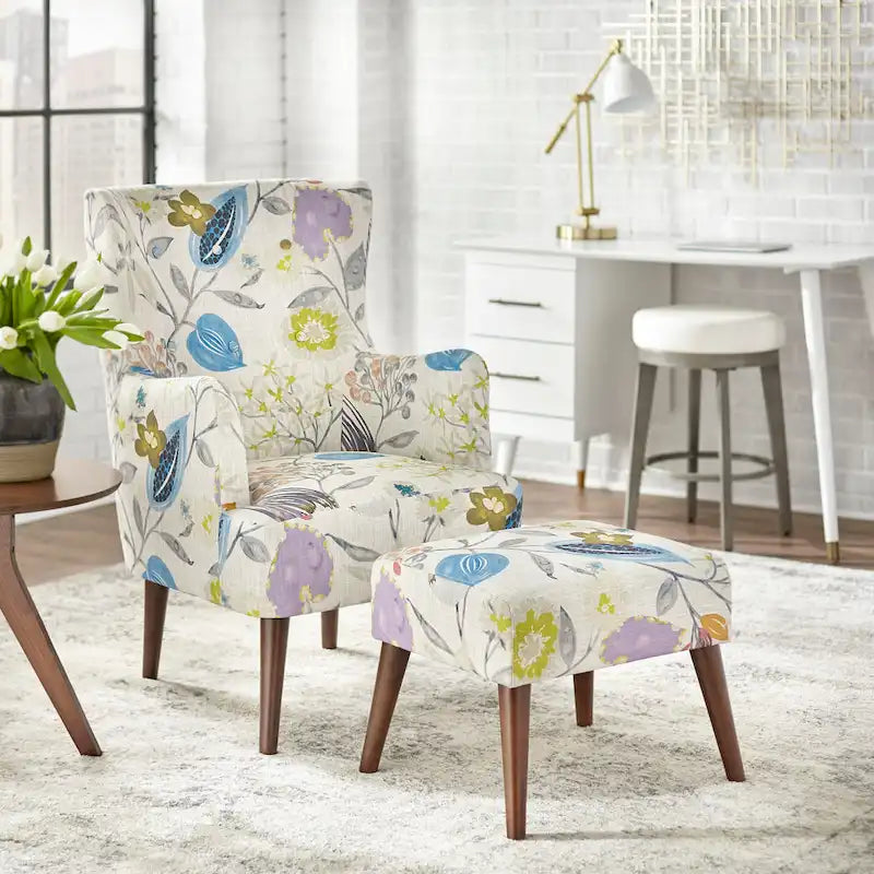 Ensemble fauteuil et repose-pieds