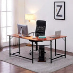 Bureau de jeu d'angle en L, MDF 7121