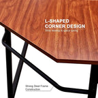 Bureau de jeu d'angle en L, MDF 7121