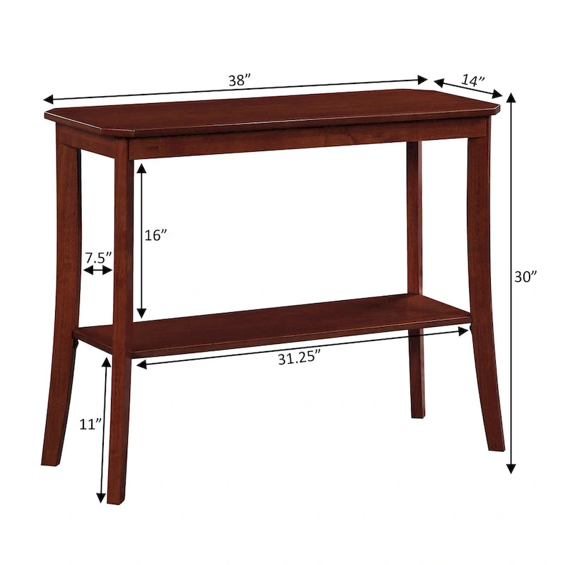 Console avec étagère