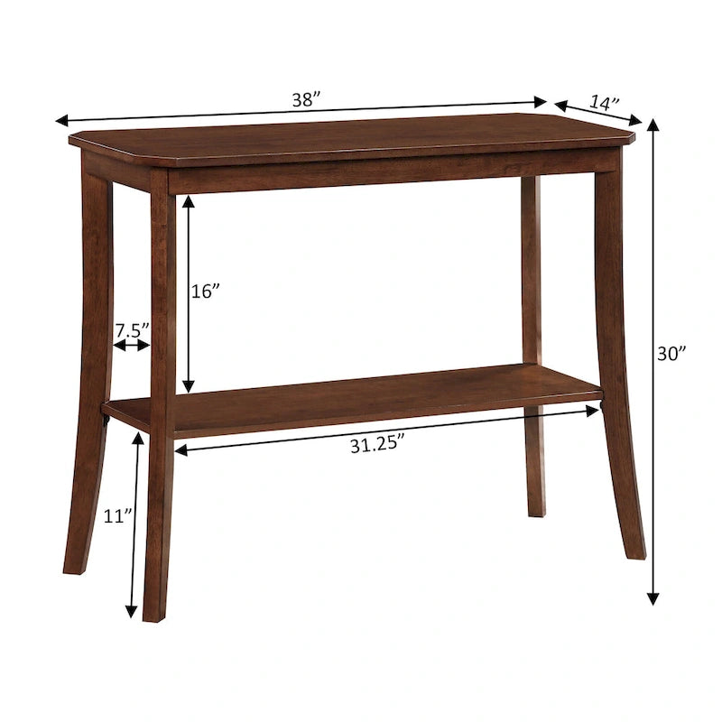 Console avec étagère