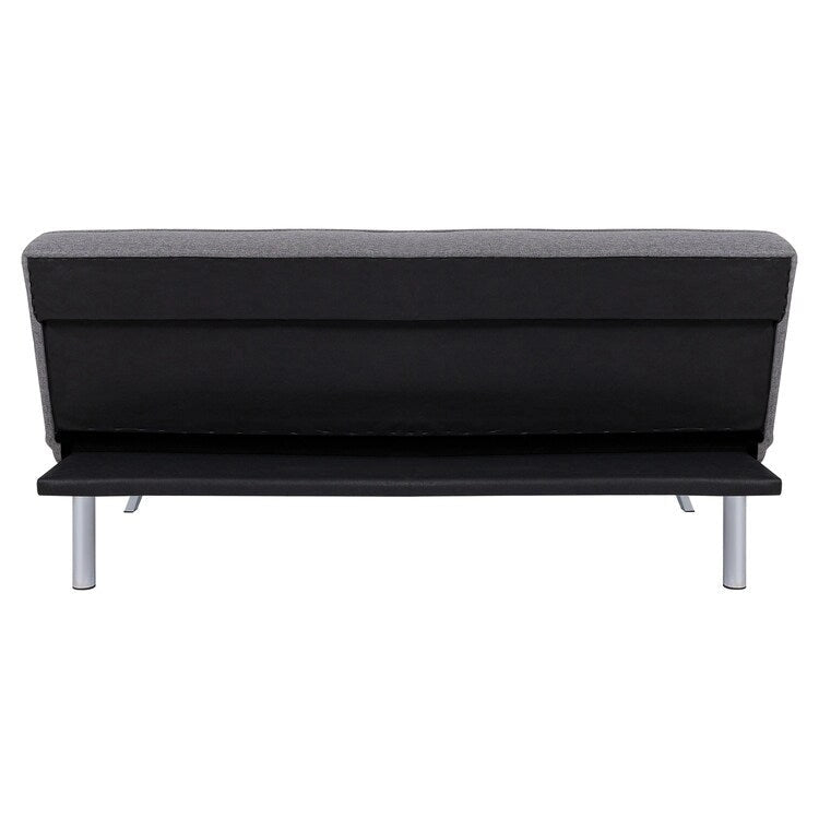 Canapé-lit futon moderne et confortable, capitonné, convertible, tissu de lin, capacité de poids de 340 kg