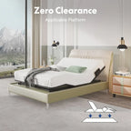 Cadre de lit électrique Twin XL/Queen/Split King, sans dégagement, gravité zéro, support de matelas