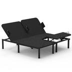 Cadre de lit électrique Twin XL/Queen/Split King, sans dégagement, gravité zéro, support de matelas