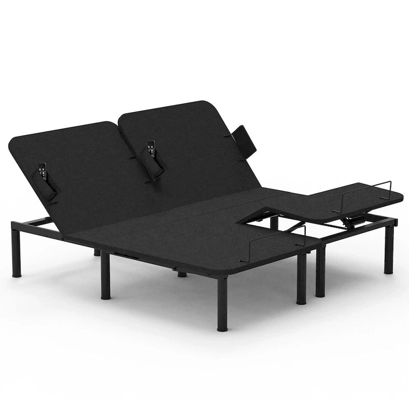 Cadre de lit électrique Twin XL/Queen/Split King, sans dégagement, gravité zéro, support de matelas