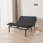 Cadre de lit électrique Twin XL/Queen/Split King, sans dégagement, gravité zéro, support de matelas