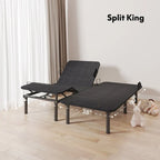 Cadre de lit électrique Twin XL/Queen/Split King, sans dégagement, gravité zéro, support de matelas