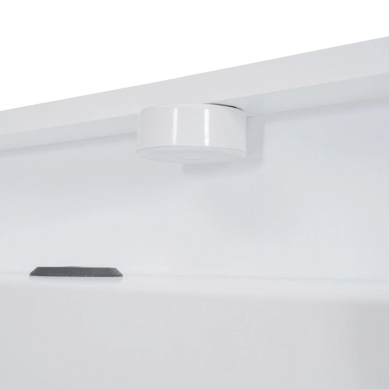 Lit plateforme avec étagères intégrées, lumières LED et ports USB, taille double/simple