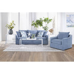 Chaise pivotante à dossier coussiné