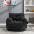 Fauteuil poire en fausse fourrure, canapé de sol pour salon, canapé paresseux de chambre à coucher