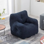 Fauteuil poire en fausse fourrure, canapé de sol pour salon, canapé paresseux de chambre à coucher