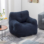 Fauteuil poire en fausse fourrure, canapé de sol pour salon, canapé paresseux de chambre à coucher