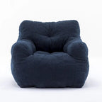 Fauteuil poire en fausse fourrure, canapé de sol pour salon, canapé paresseux de chambre à coucher