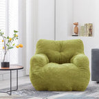 Fauteuil poire en fausse fourrure, canapé de sol pour salon, canapé paresseux de chambre à coucher
