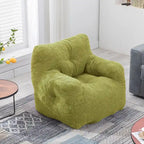 Fauteuil poire en fausse fourrure, canapé de sol pour salon, canapé paresseux de chambre à coucher
