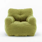 Fauteuil poire en fausse fourrure, canapé de sol pour salon, canapé paresseux de chambre à coucher