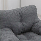 Fauteuil poire en fausse fourrure, canapé de sol pour salon, canapé paresseux de chambre à coucher