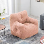 Fauteuil poire en fausse fourrure, canapé de sol pour salon, canapé paresseux de chambre à coucher