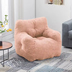 Fauteuil poire en fausse fourrure, canapé de sol pour salon, canapé paresseux de chambre à coucher