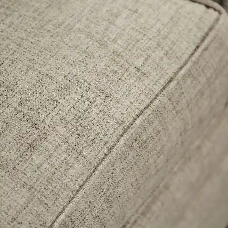 Ensemble de canapé deux places en tissu beige, style moderne et transitionnel