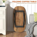 Table basse pliante Tables basses de ferme rustiques - 31,5P x 15,7L x 17,7H