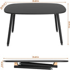 Table basse pliante Tables basses de ferme rustiques - 31,5P x 15,7L x 17,7H