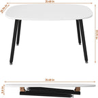Table basse pliante Tables basses de ferme rustiques - 31,5P x 15,7L x 17,7H