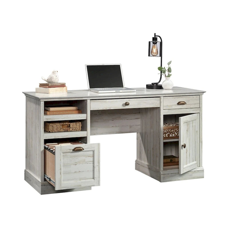 Bureau de direction avec tiroir classeur et rangements – 1 personne