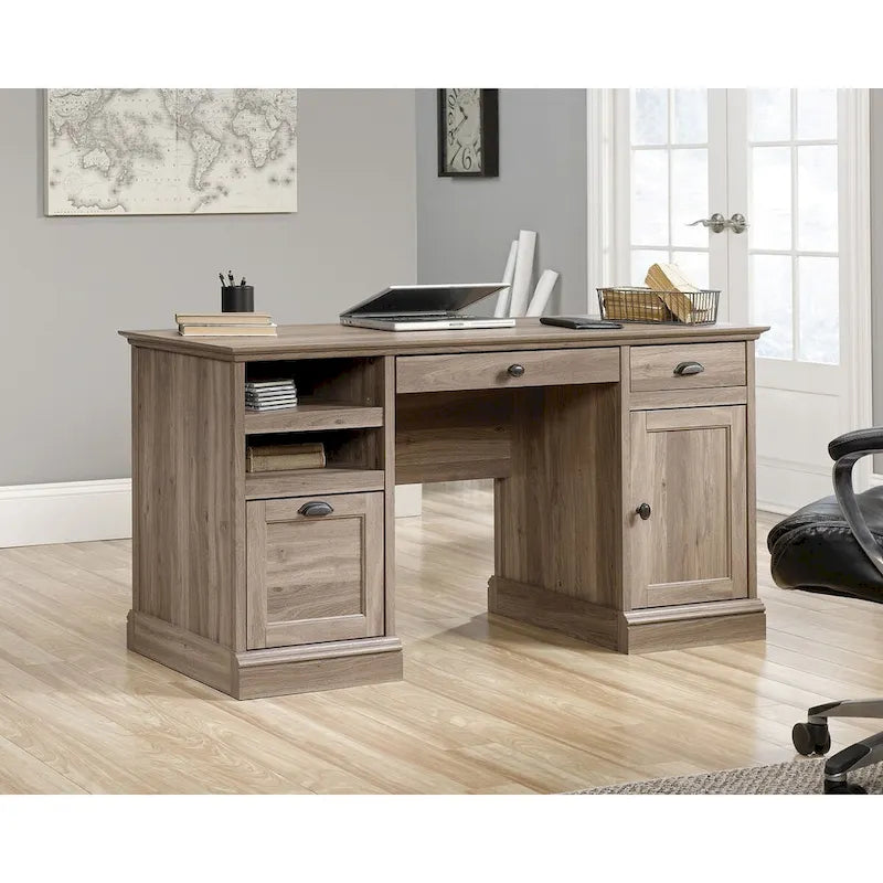 Bureau de direction avec tiroir classeur et rangements – 1 personne