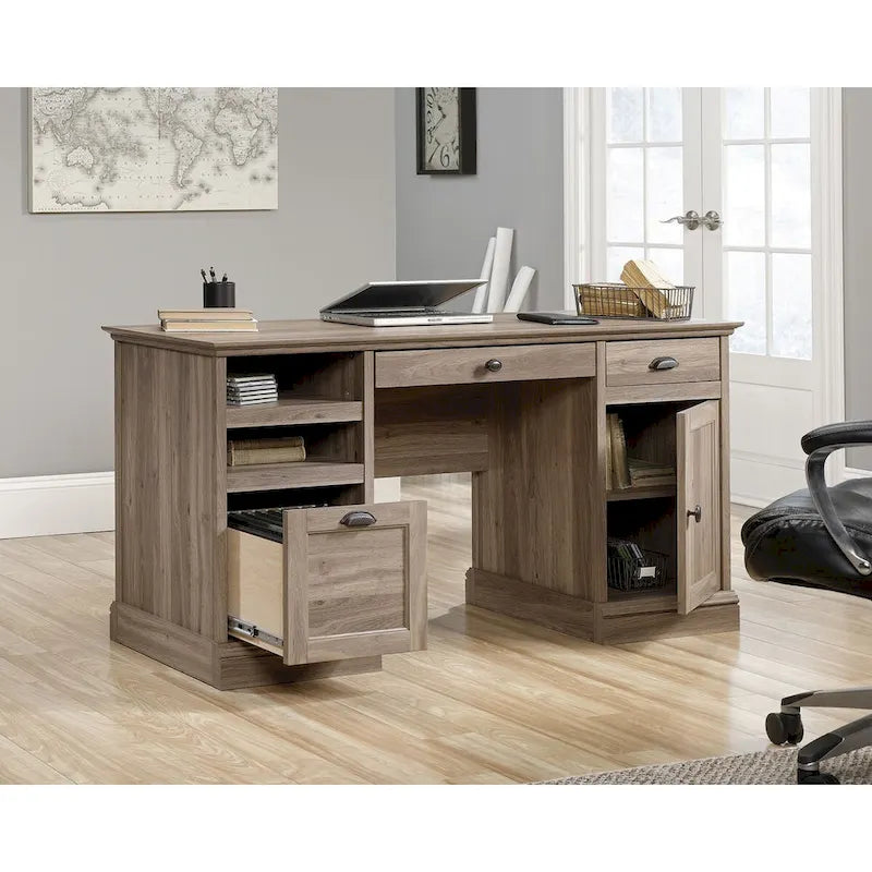 Bureau de direction avec tiroir classeur et rangements – 1 personne