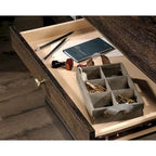 Bureau de direction avec tiroir classeur et rangements – 1 personne