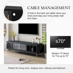 Meuble TV moderne pour téléviseur de 70 pouces pour le salon